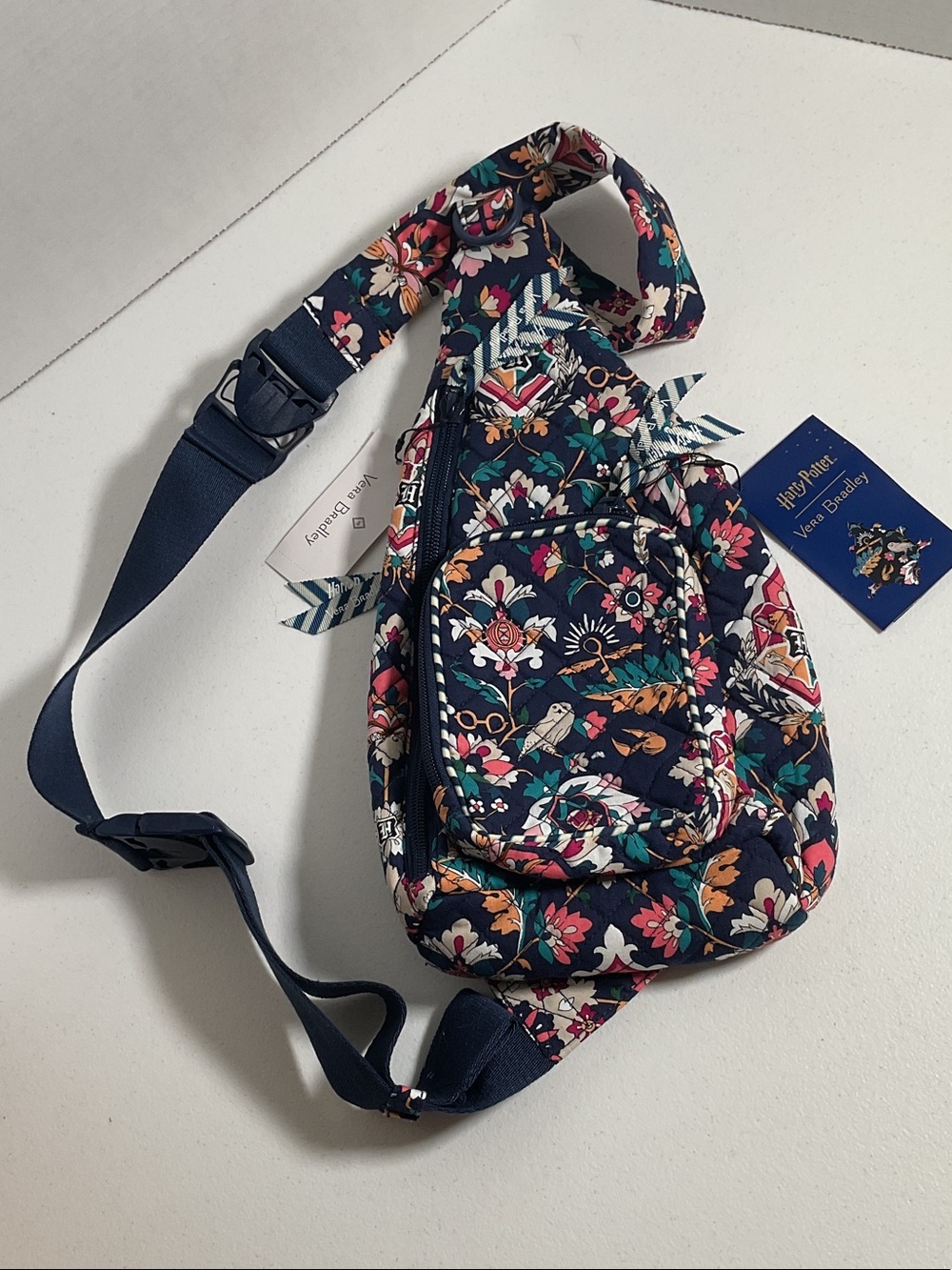 Vera Bradley X Harry Potter Home to Hogwarts Crossbody Mini Sling Bag NWT